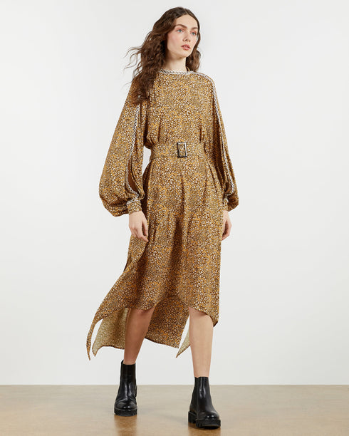 REWBIE-Dresses-Wmd-Rewbie - Long Sleeve Printed Dress- Ted Baker Romania